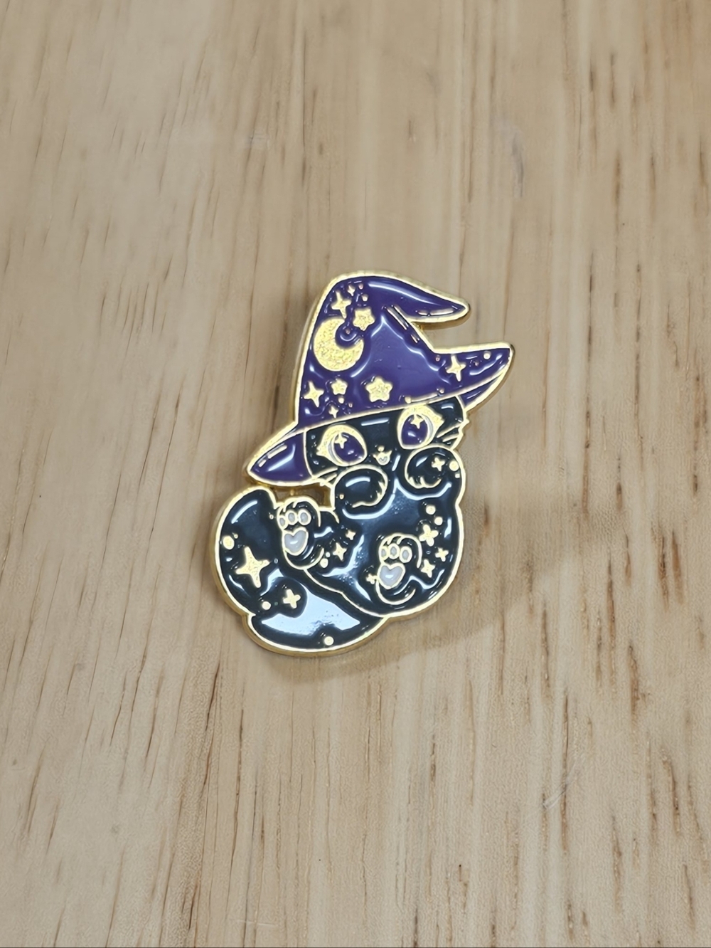 Celestial Wizard Cat Enamel Pin